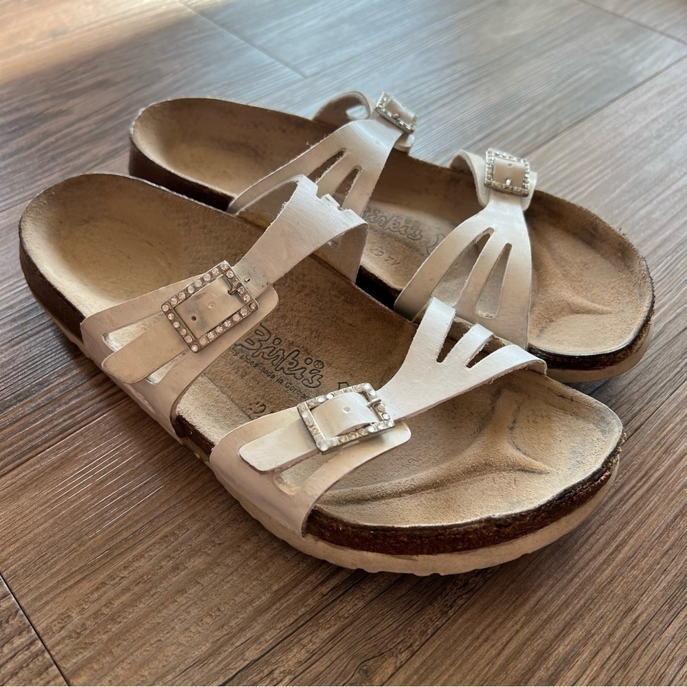 Birkenstock Bali Rhinestone Sandals Size 9 - Picture 2 of 10